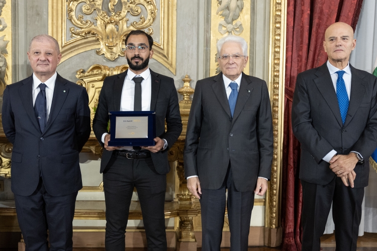 Le président italien Mattarella honore le chercheur algérien Lakhdar Hamidatou