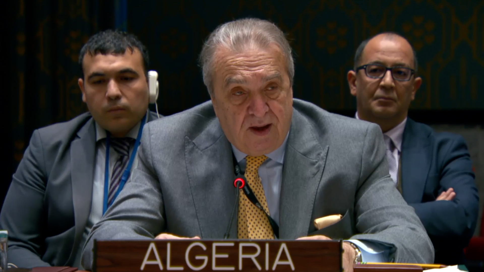 L’Algérie s’exprime fermement au Conseil de sécurité de l’ONU sur la situation au Moyen-Orient